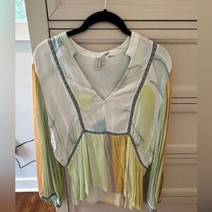 Anthropologie peasant blouse